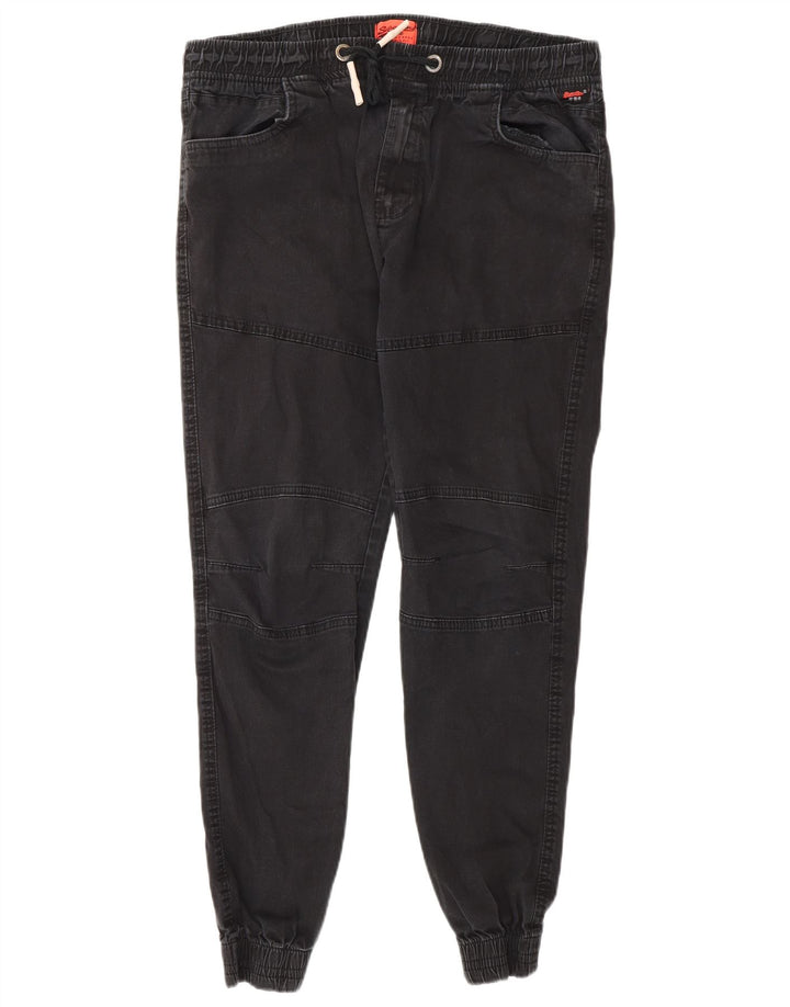 Superdry Pantalon de jogging pour homme W36 L30 Gris Coton