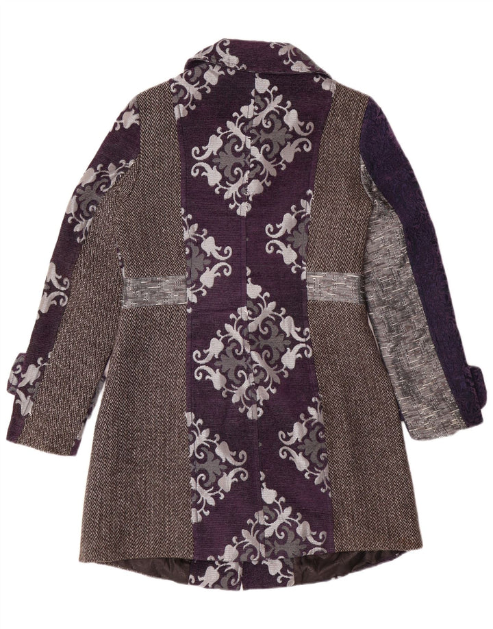 JOE BROWNS Manteau pour femme UK 12 Moyen Violet Floral Classique