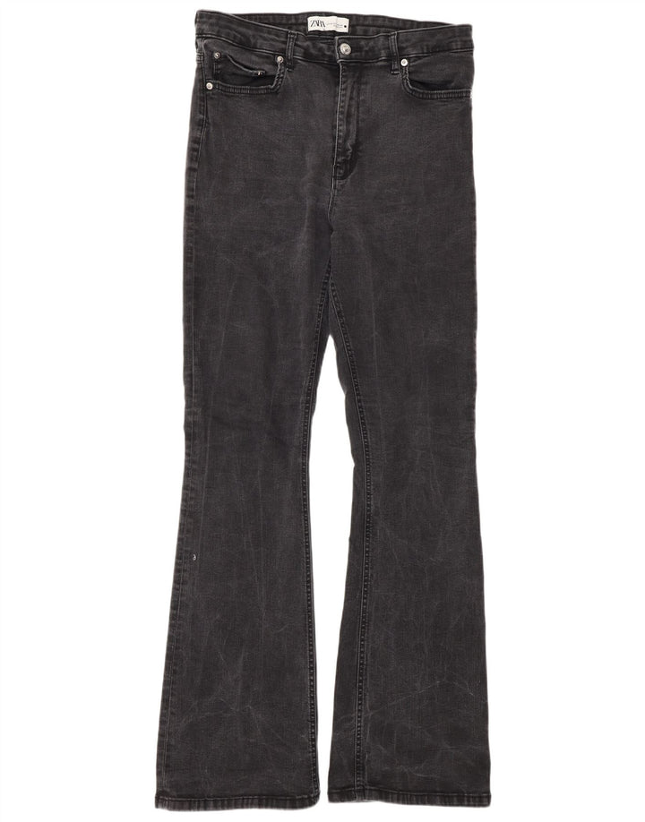 Zara Jean évasé femme EU 44 XL W34 L34 Gris