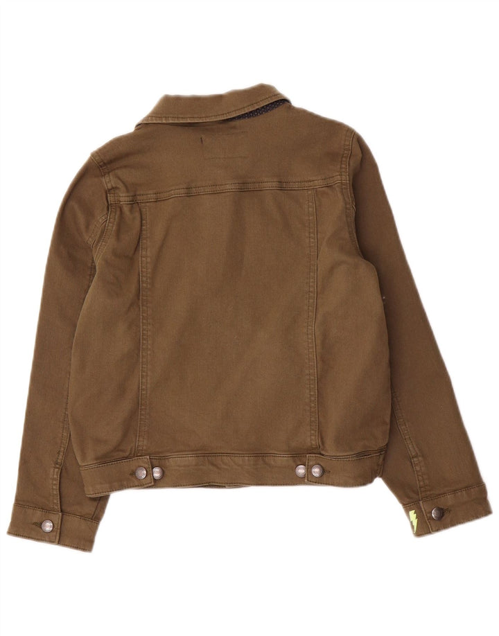 Joules Veste en jean garçon 8-9 ans Kaki Coton