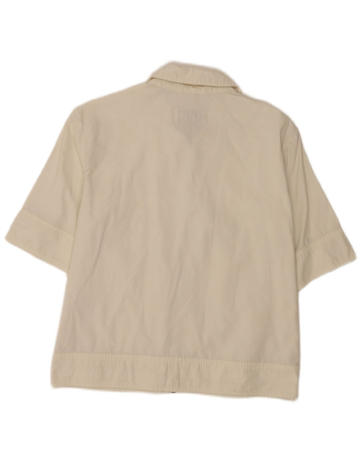 Belfe & Chemise à manches courtes pour femme UK 10 Small Blanc