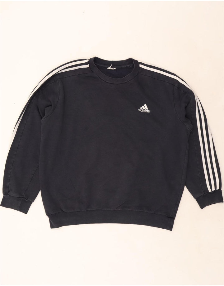 ADIDAS Sweat-shirt pour homme XL Bleu marine