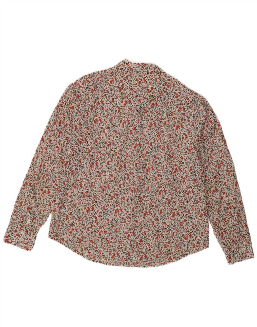 Benetton Chemise Femme UK 16 Large Multicolore Floral
