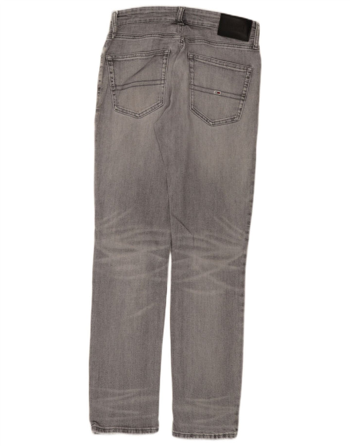 TOMMY HILFIGER Jean Slim Scanton W30 L32 Homme Gris Coton