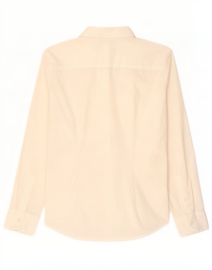Benetton Chemise Femme UK 12 Medium Blanc