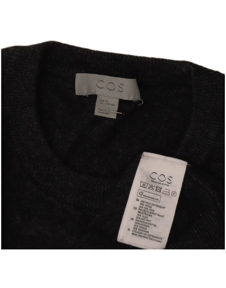 Cos Pull Col Rond Homme Laine Gris Moyen
