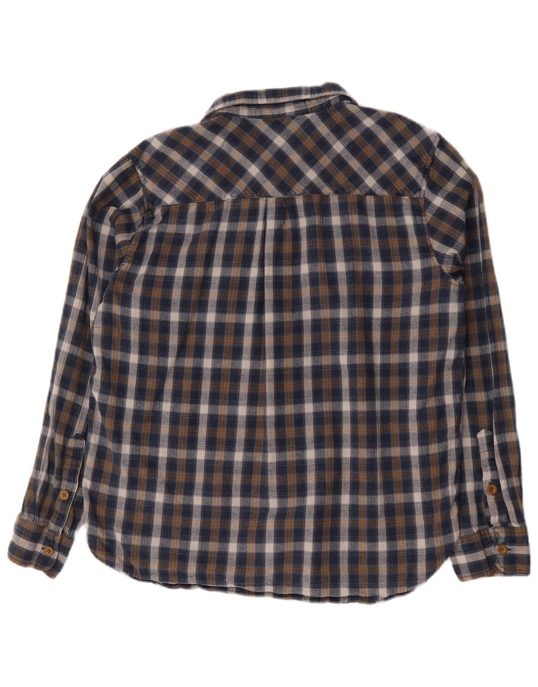 Mountain Warehouse Chemise en flanelle pour homme XL en coton à carreaux bleu
