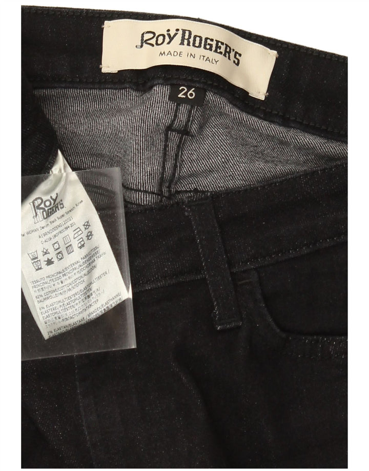 Roy Rogers Jean évasé femme W26 L35 coton noir
