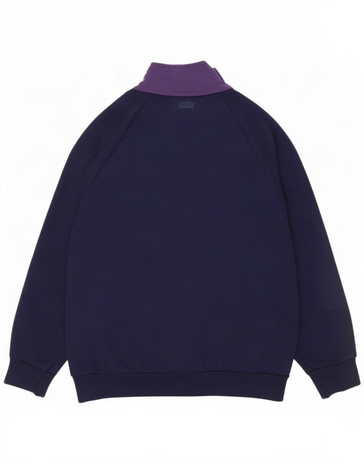 Wagner Moden Veste de survêtement pour homme Taille L Bleu marine Colourblock