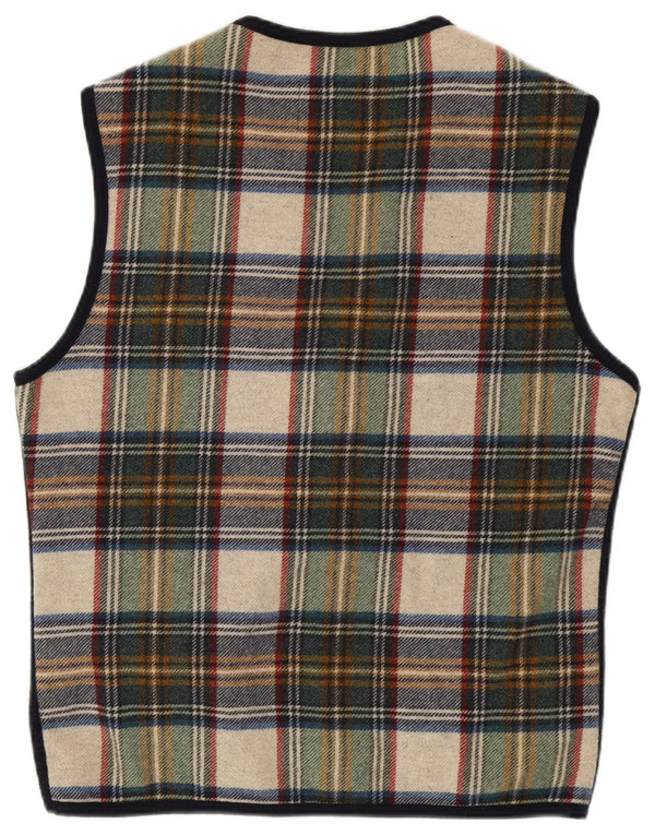 Fort & Madox Gilet réversible pour homme UK 40 Large Bleu marine Laine