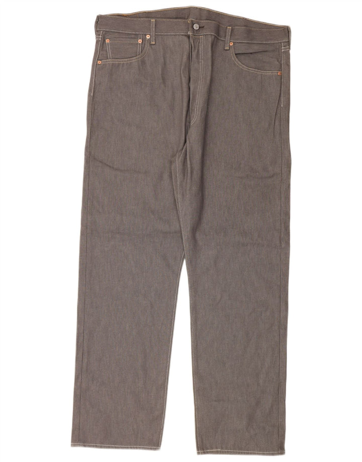 Levi's Jean Droit 501 Homme W42 L32 Gris Coton