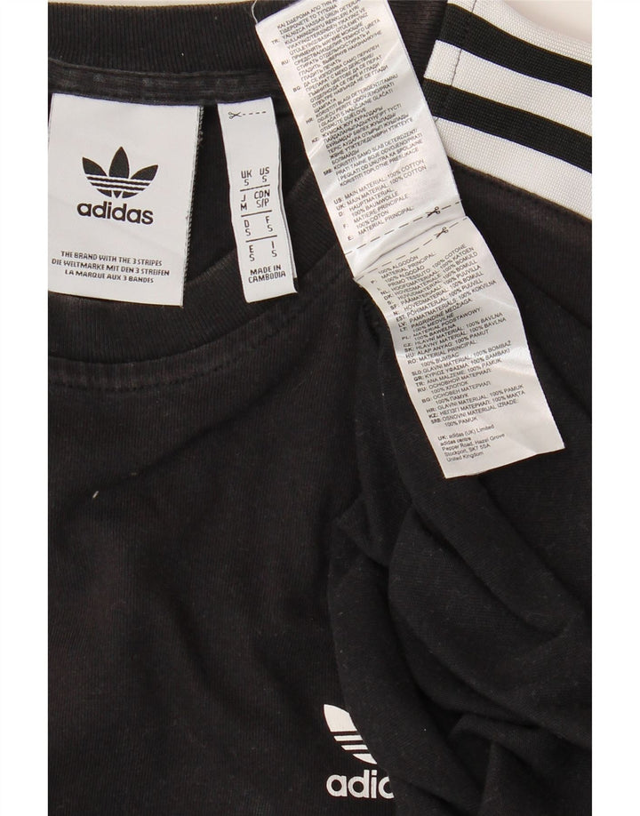 ADIDAS T-Shirt Homme Haut Petit Coton Noir