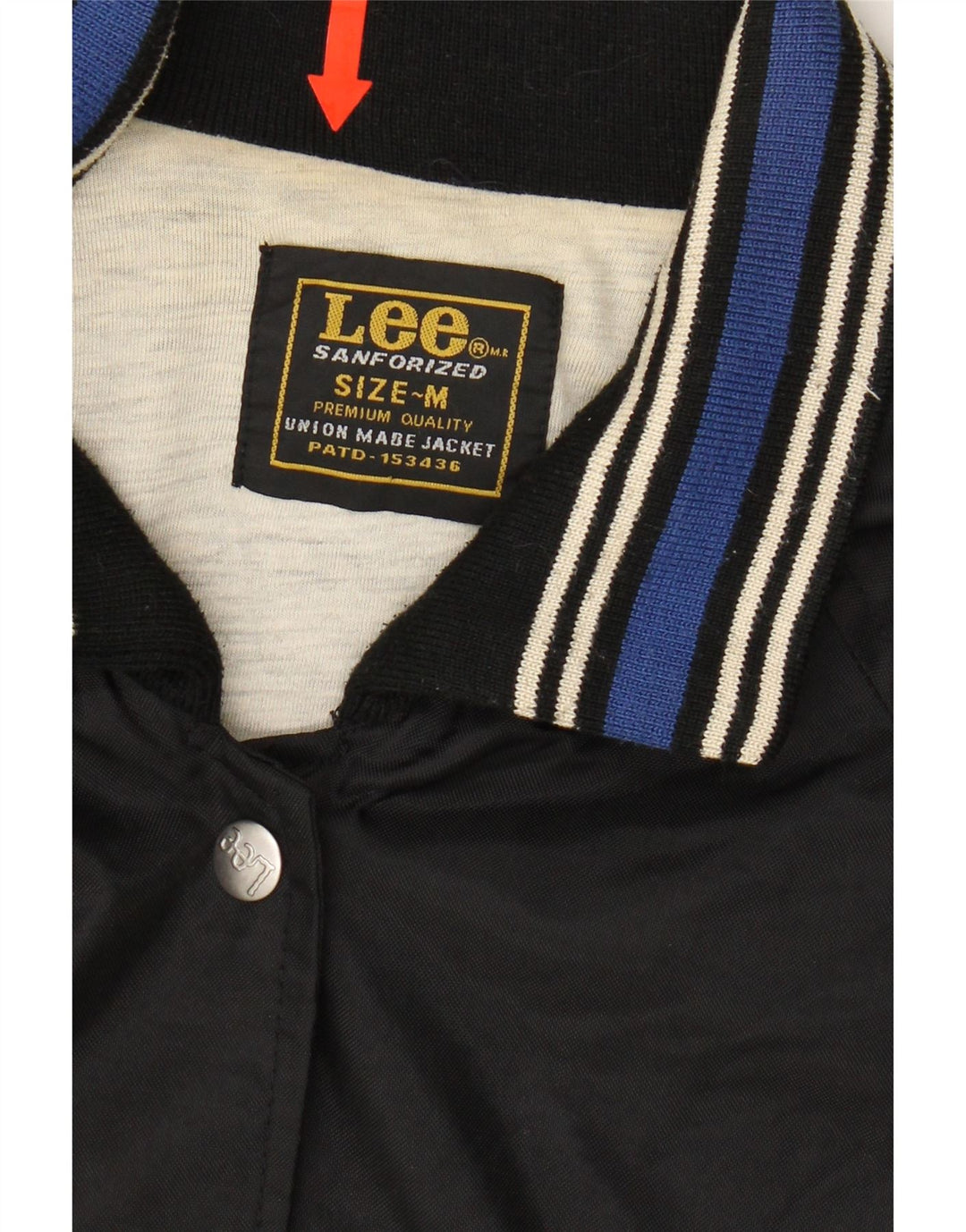 LEE Womens Rain Jacket UK 14 Medium Black Nylon Vintage Lee and Second-Hand Lee from Messina Hembry 