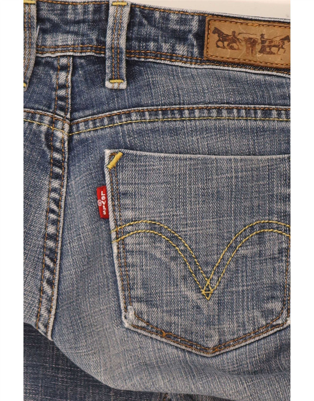 Levi's Jean Droit 627 Femme W28 L28 Bleu Coton