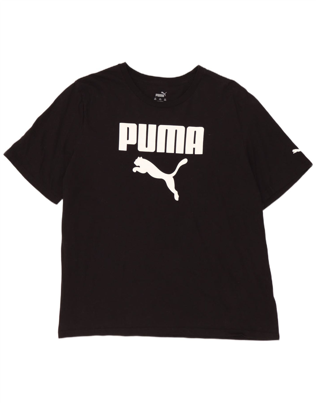 PUMA T-shirt graphique pour hommes 2XL Noir Coton