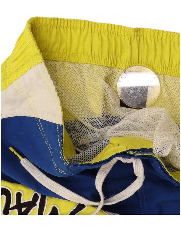 MAUI AND SONS Short de Bain Graphique Homme Bleu Moyen Colourblock