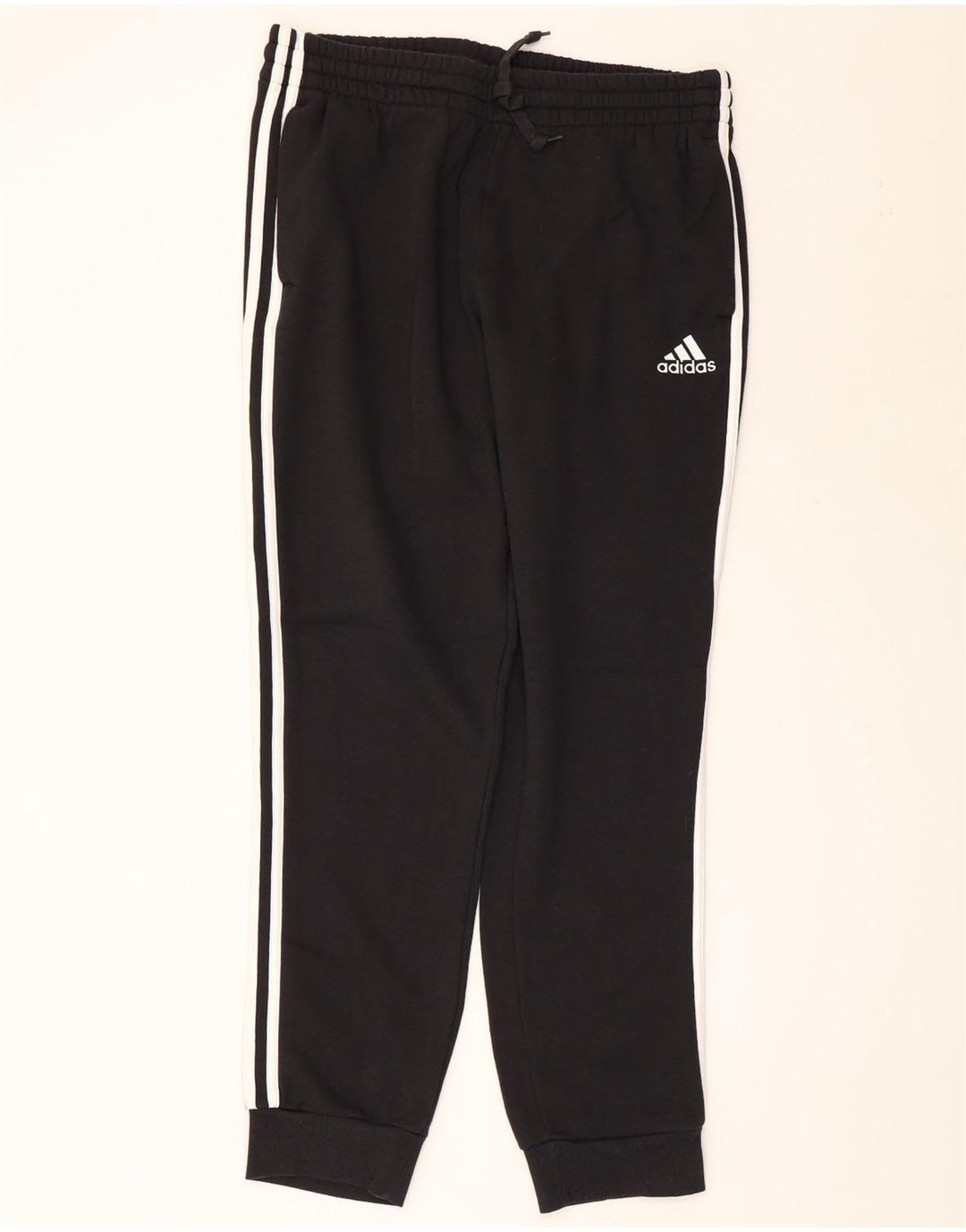 Adidas Pantalon de survêtement pour homme en coton noir Taille L