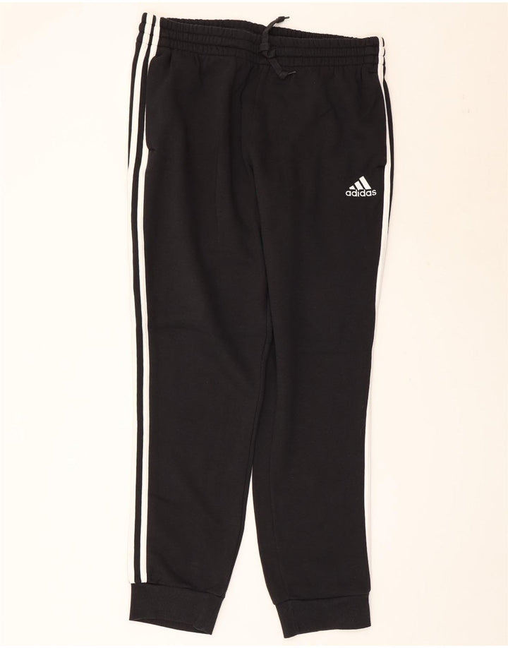 Adidas Pantalon de survêtement pour homme en coton noir Taille L