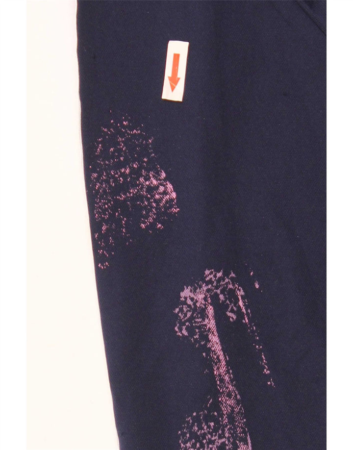 Puma Homme Graphic T-Shirt Top Petit Bleu Marine Colorblock Polyester