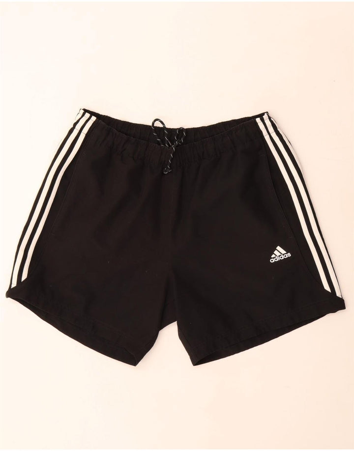 Adidas Short de sport Climalite pour homme, grand, noir, polyester
