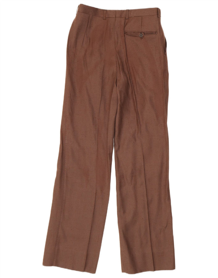 Robin's Pantalon de costume pour homme IT 48 Medium W30 L32 Marron Viscose