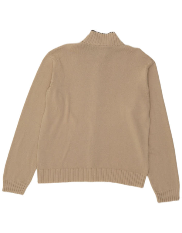 Adidas Pull Cardigan Homme Beige Moyen Acrylique