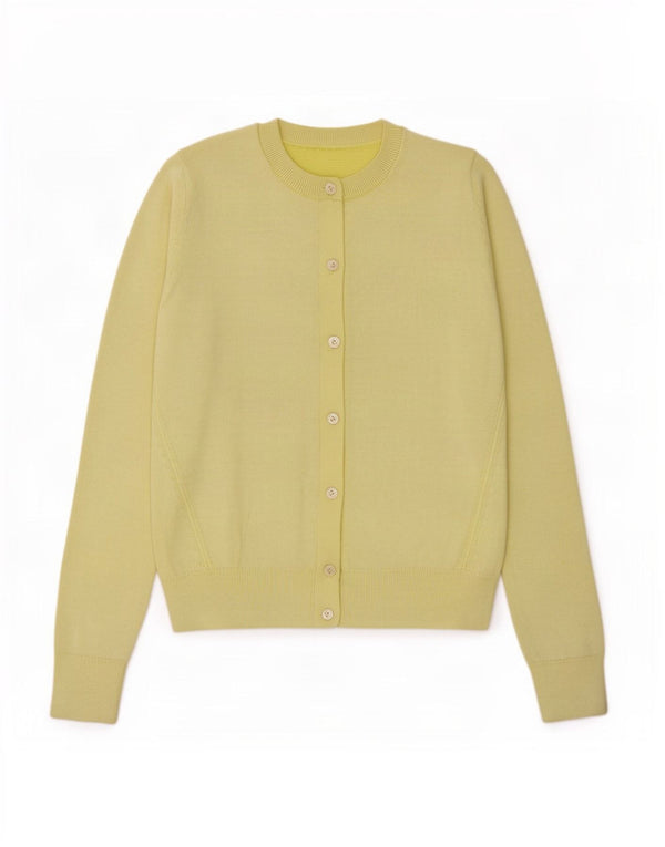 Gap Cardigan Femme Pull UK 6 XS Jaune