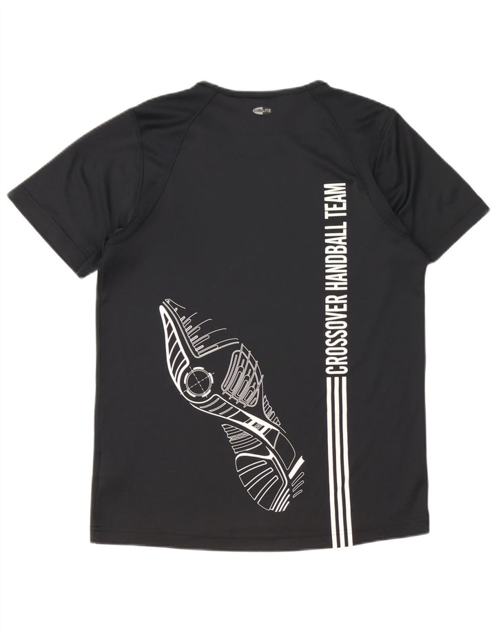 Adidas T-shirt graphique pour homme Noir moyen Polyester