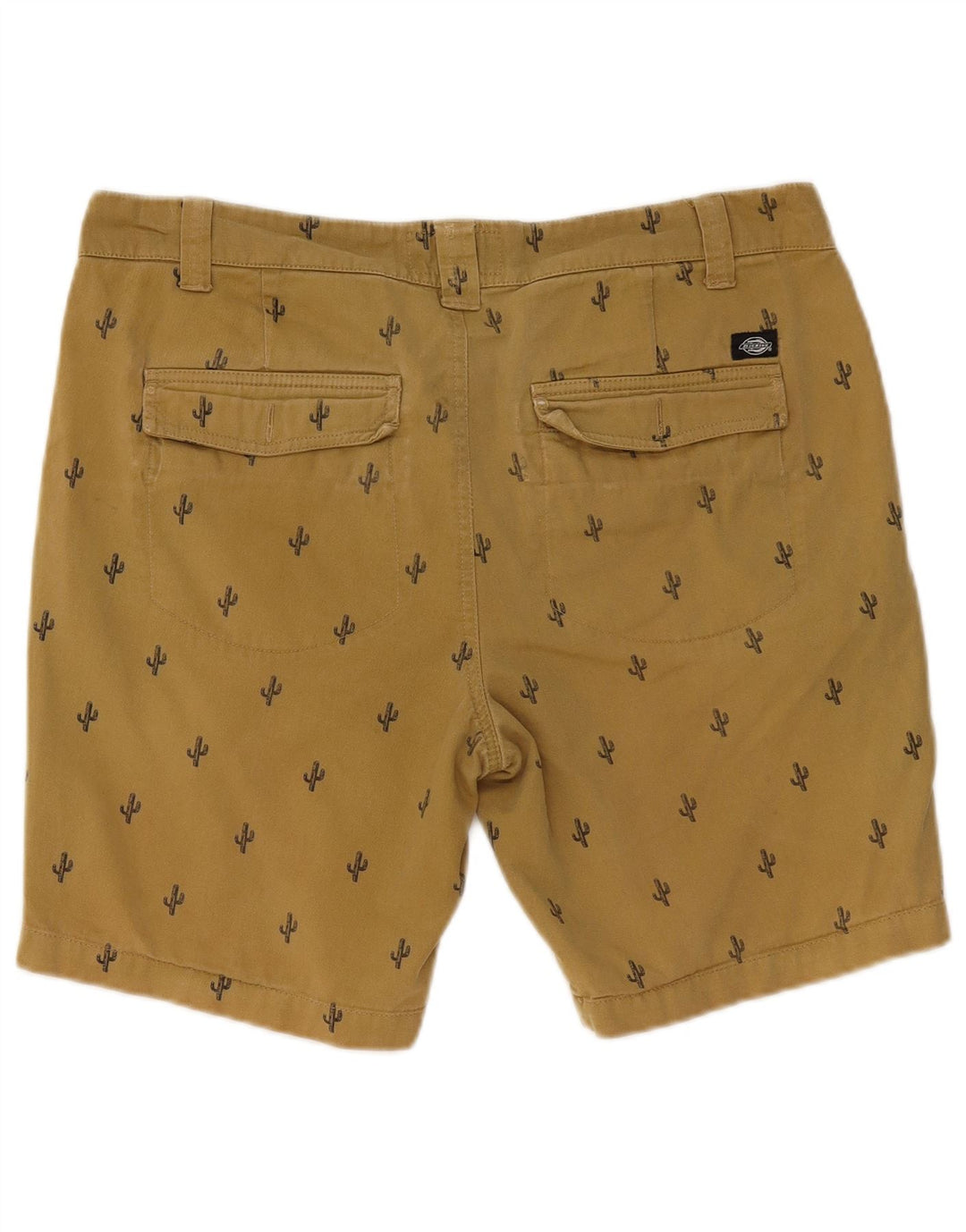 DICKIES Short Chino Homme W34 Large Beige Tacheté Coton