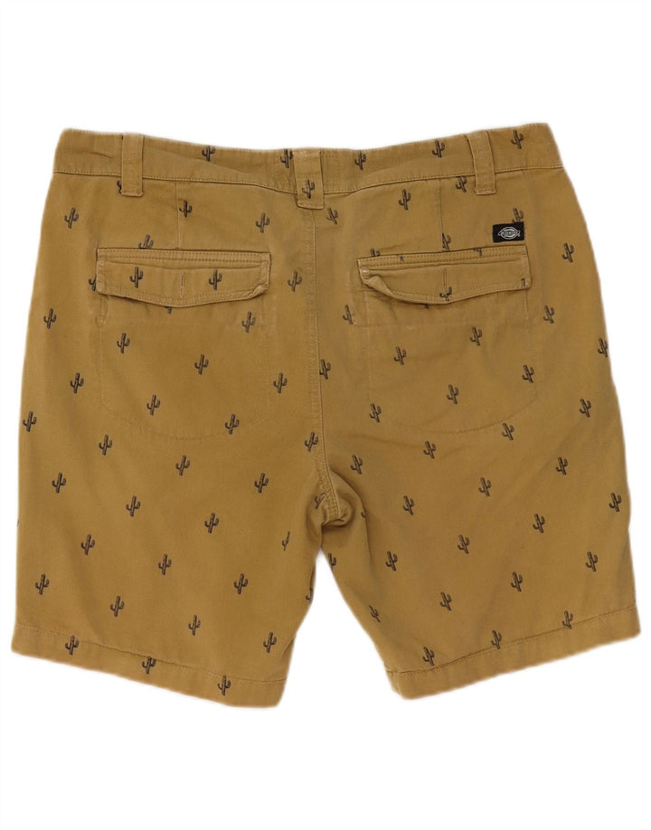 DICKIES Short Chino Homme W34 Large Beige Tacheté Coton