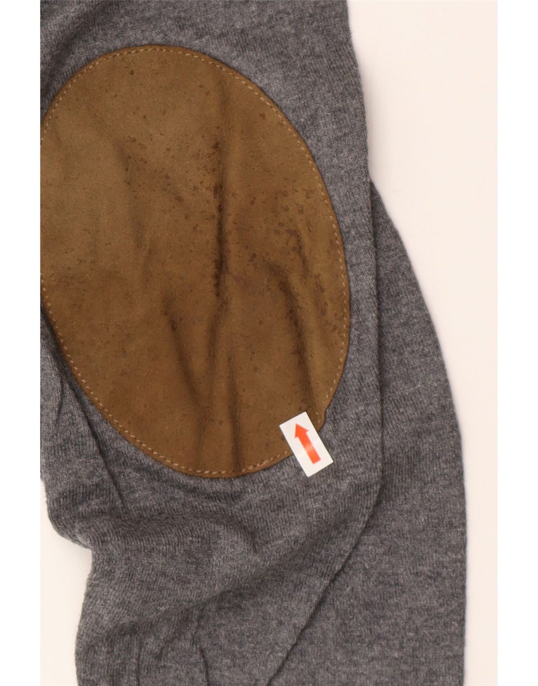 Massimo Dutti Pull Col V Homme XL Gris Coton