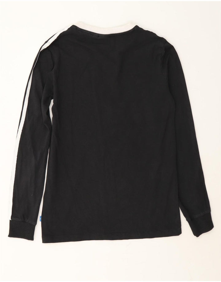 Adidas Haut à manches longues pour femme UK 8 Small Noir Coton