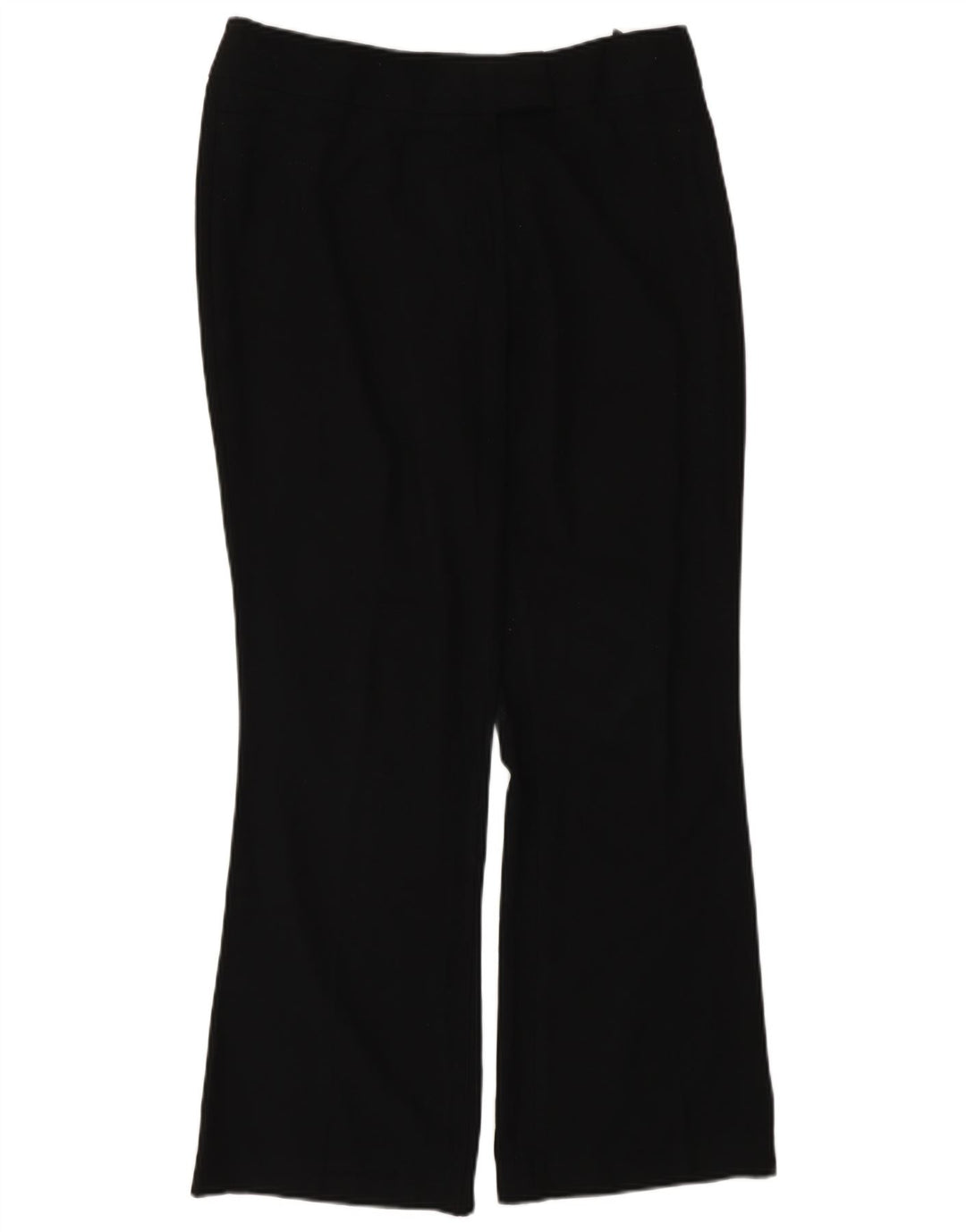 Marks & Spencer Pantalon décontracté bootcut pour femme UK 12 Medium W30 L29 Noir