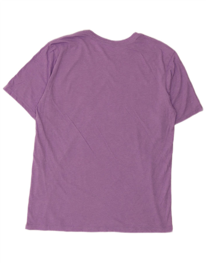 Hurley T-Shirt Graphique Homme Violet Moyen Coton