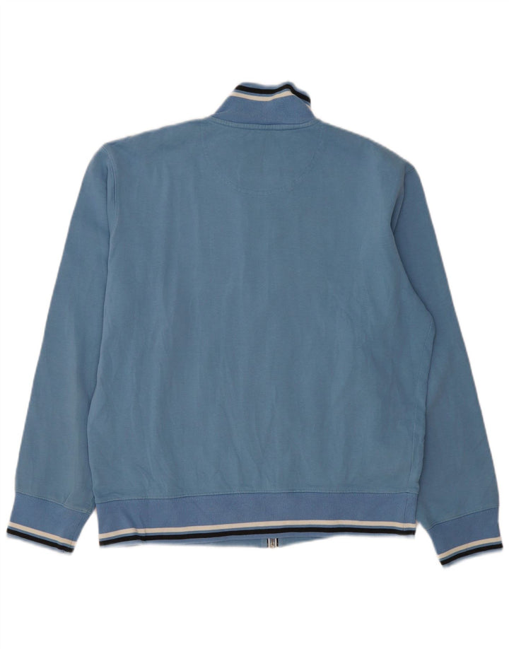 Sergio Tacchini Veste de survêtement pour homme en coton rayé bleu grand