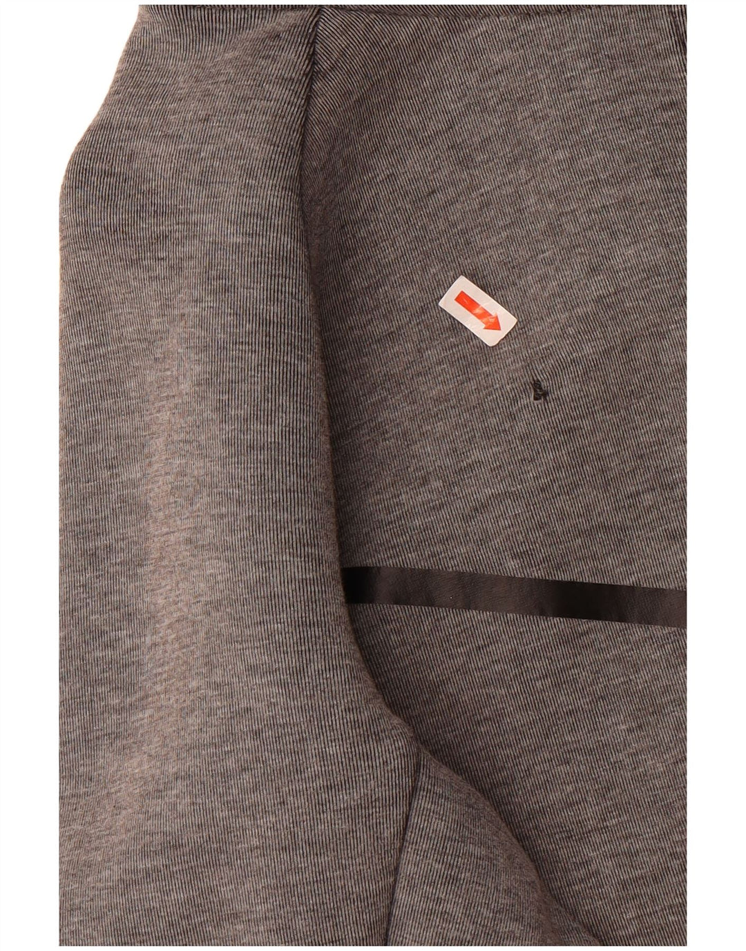 NIKE Mens Zip Hoodie Sweater Medium Grey Cotton