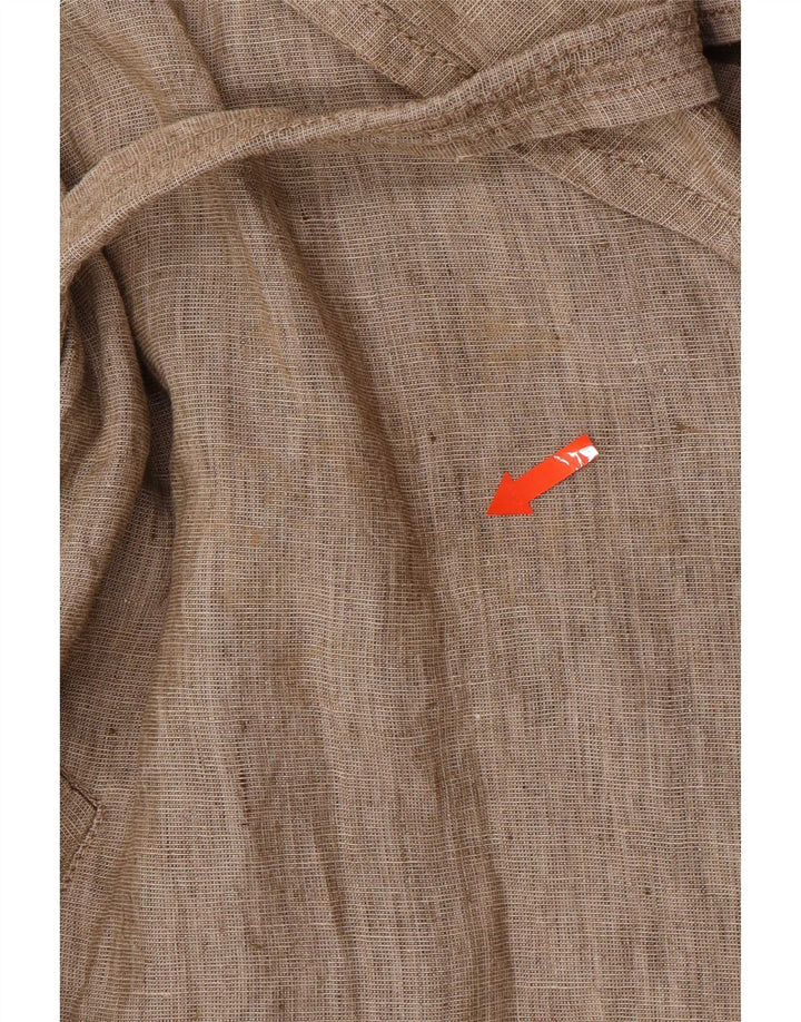 Massimo Dutti Trench-Coat Femme UK 10 Petit Beige