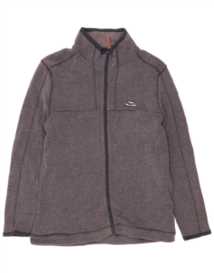 Weird Fish Veste de Survêtement Homme Gris Moyen Moucheté Polyester