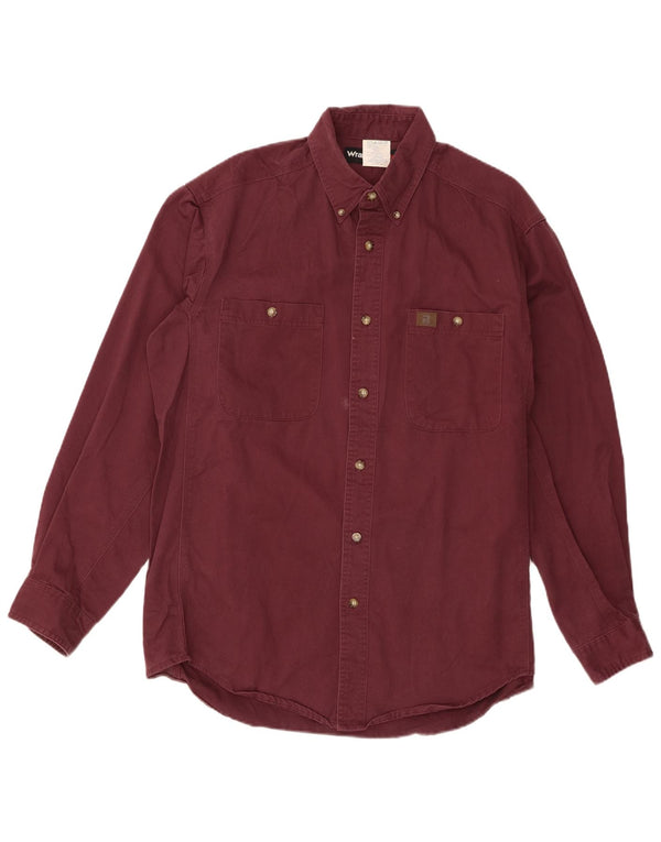 Wrangler Chemise Homme Grand Coton Bordeaux