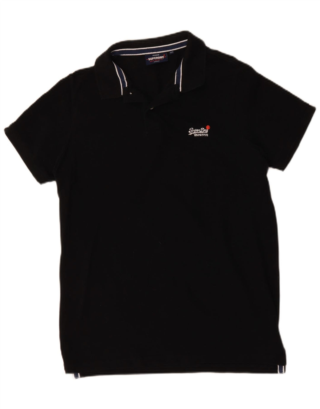 Superdry Polo Homme Coton Noir Moyen