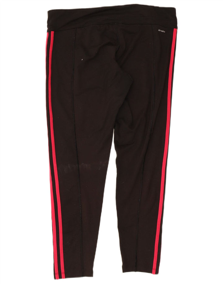 ADIDAS Pantalon de survêtement Climalite pour femme UK 16 Large Noir Polyester
