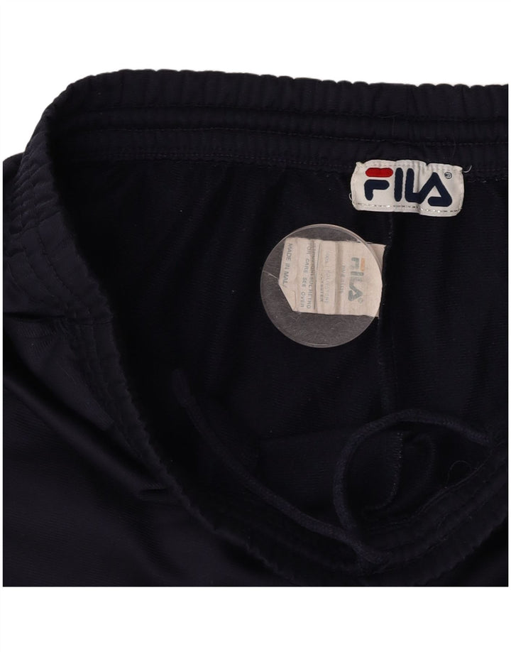 FILA Pantalon de Survêtement Homme Large Bleu Marine Polyester