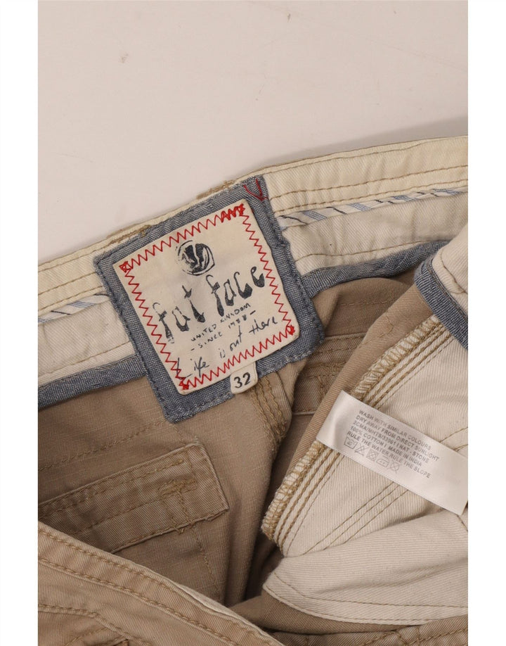 FAT FACE Short Cargo Homme W32 Coton Beige Moyen
