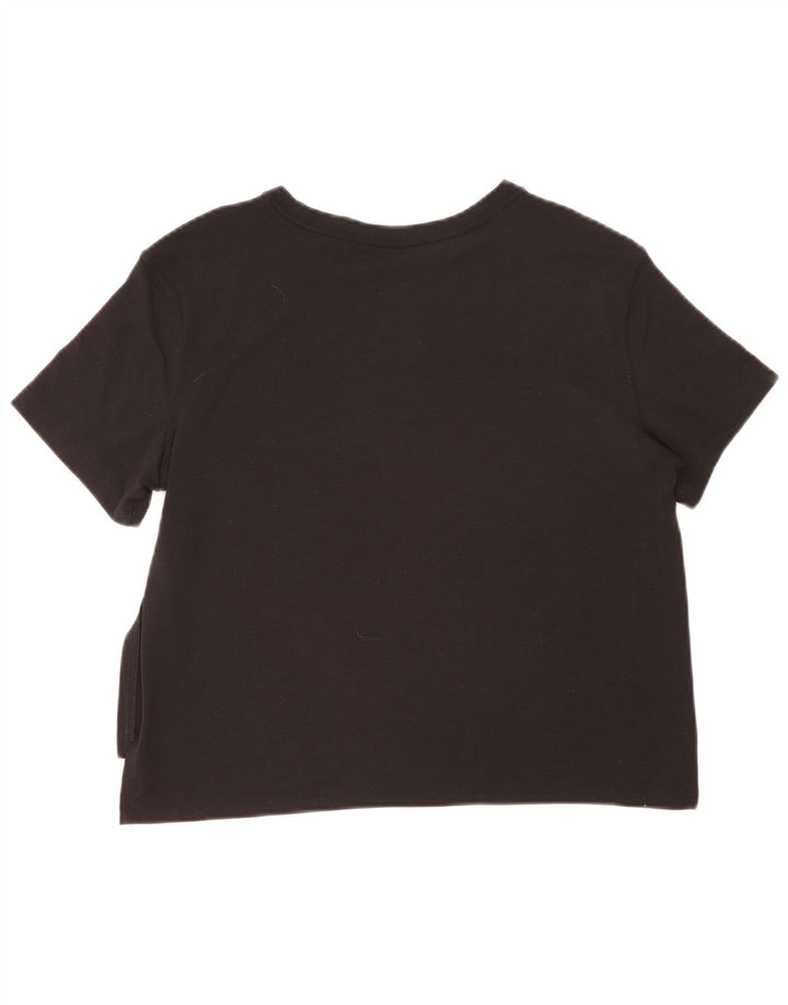 Nike Dri Fit T-shirt pour femme UK 14 Noir moyen