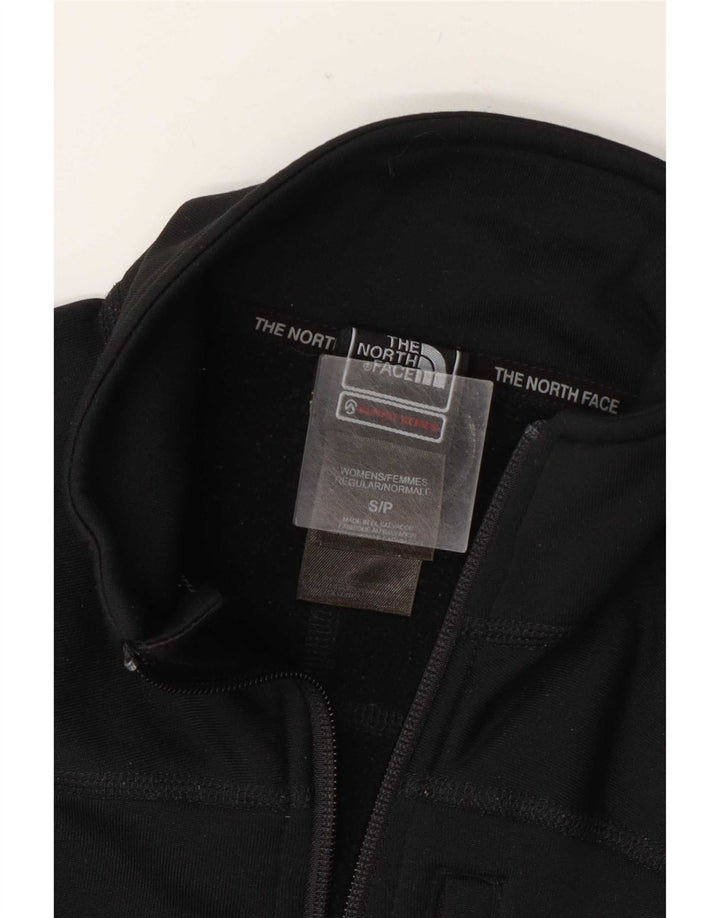 The North Face Haut de survêtement à col zippé pour femme UK 10 Small Noir