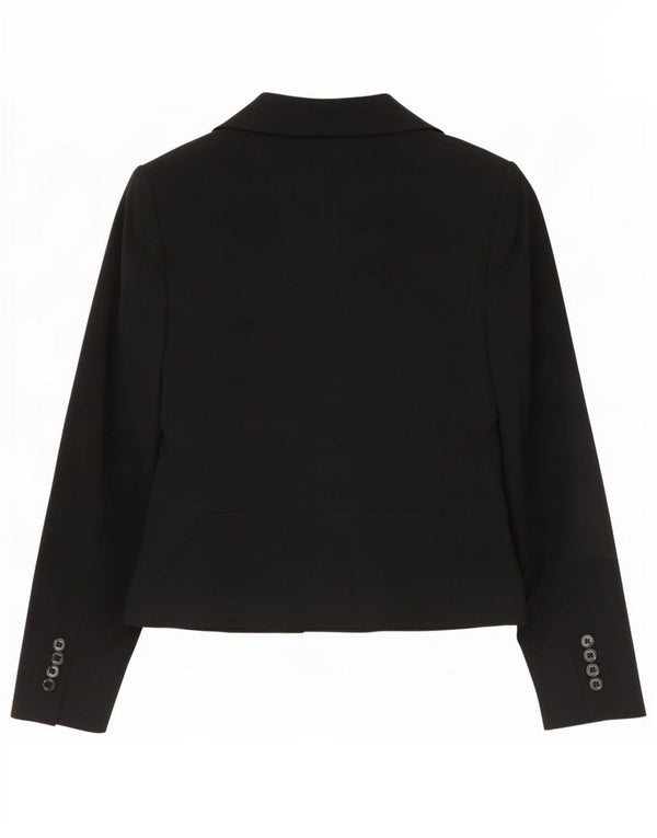 Marks & Spencer Veste blazer à 2 boutons pour femme UK 6 XS Noir Polyester