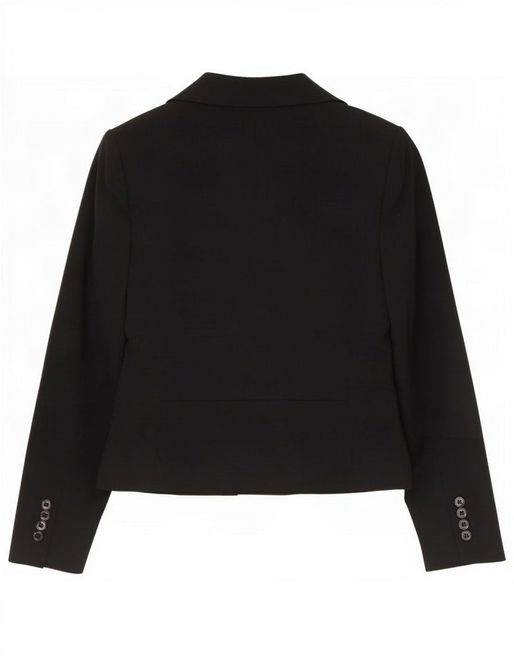 Marks & Spencer Veste blazer à 2 boutons pour femme UK 6 XS Noir Polyester