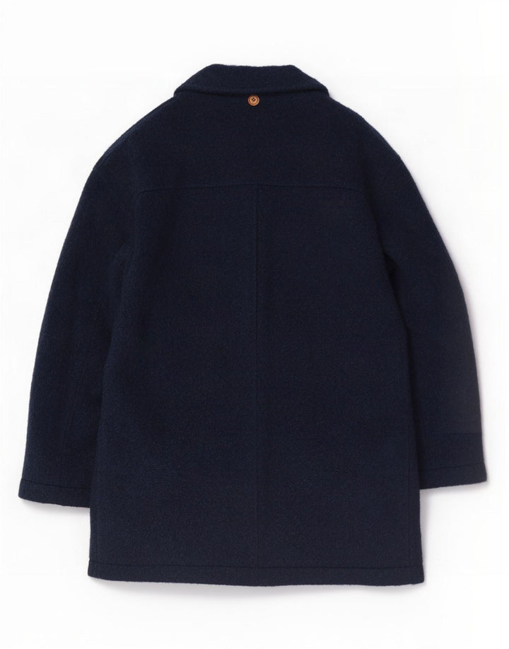 vintage Homme Duffle Coat IT 50 Grande Laine Bleu Marine