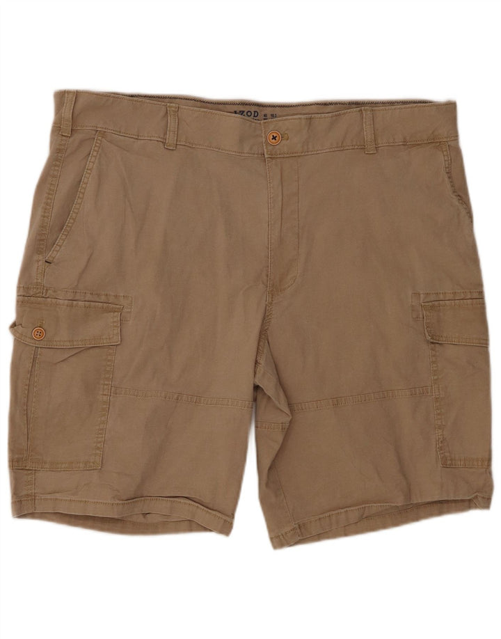 IZOD Short cargo homme eau salée W40 XL coton beige