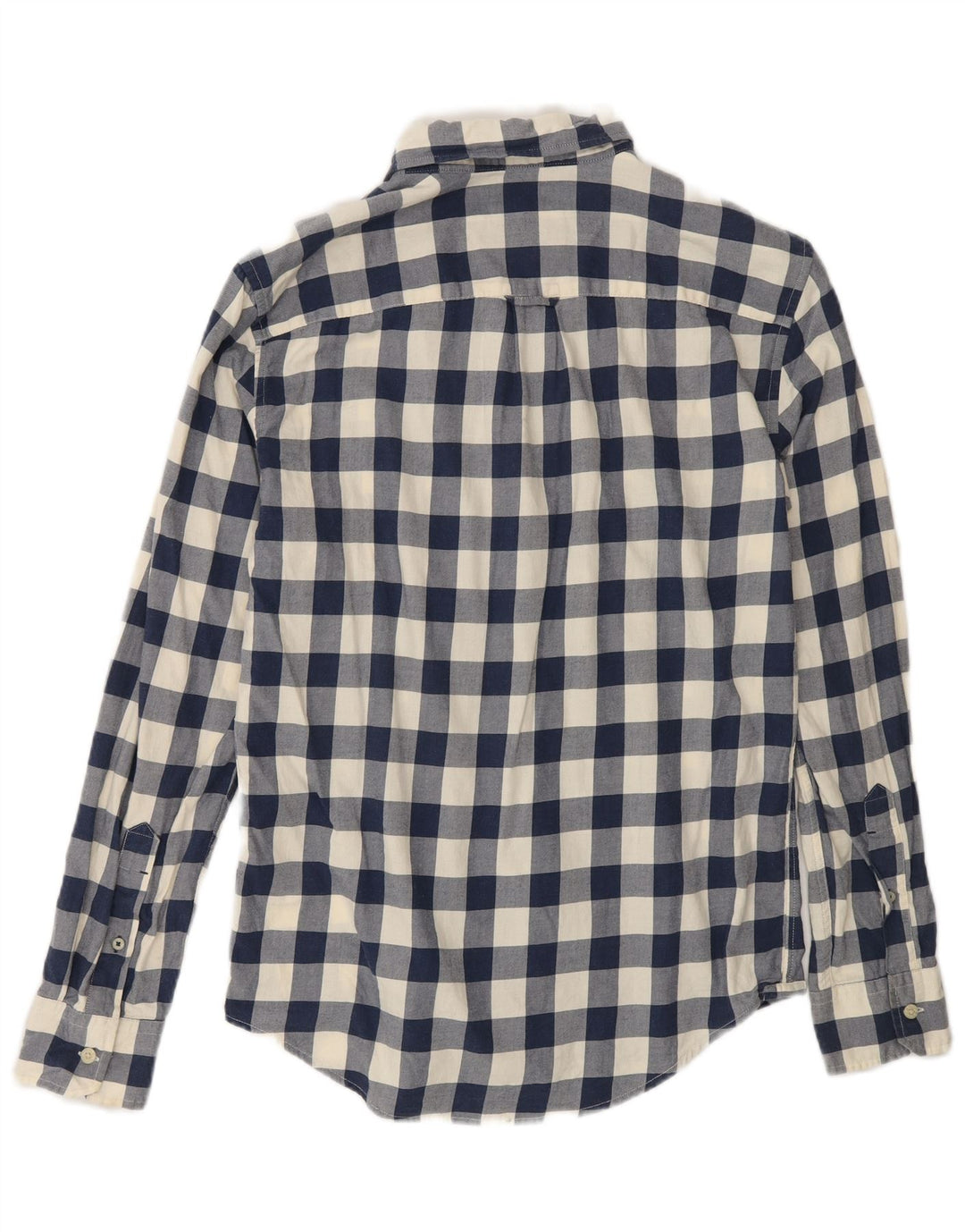 American Eagle Chemise coupe classique pour homme XS en coton vichy bleu marine